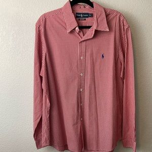 Ralph Lauren Custom Fit Mens Dress Shirt